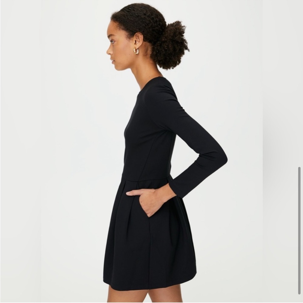 🖤 SUNDAY BEST (ARITZIA) Tartine Long-Sleeved Black Dress. Size 00. Great Cond! - Picture 6 of 10